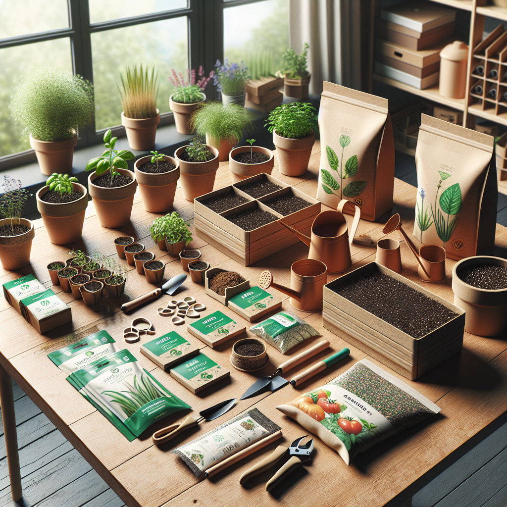 Indoor gardening kits for beginners